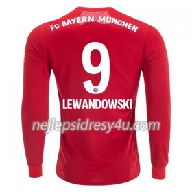 Fotbalový Dres FC Bayern Mnichov Robert Lewandowski 9 Domácí 2019/20 Dlouhý Rukáv